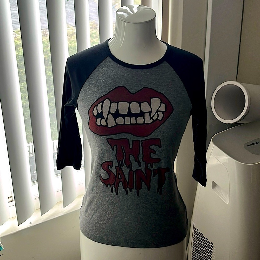 Women’s small long sleeve, the saint shirt - never worn